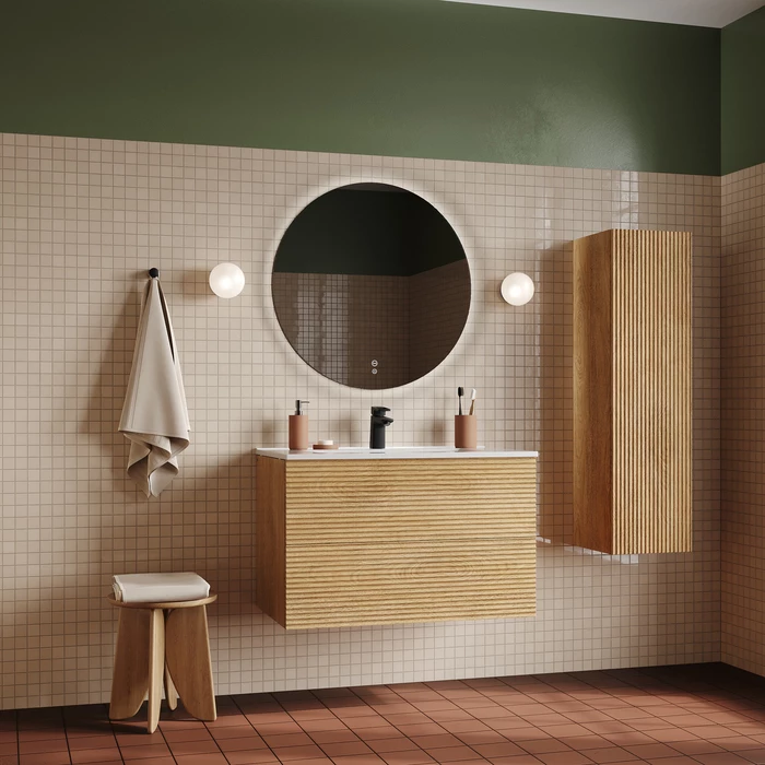 Зеркало с подсветкой и термообогревом IDDIS Bild 70 см (BIL70T0i98) - фото 2