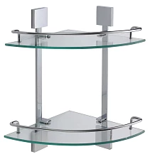 Полка Savol угловая двойная стеклянная (S-065322A)
