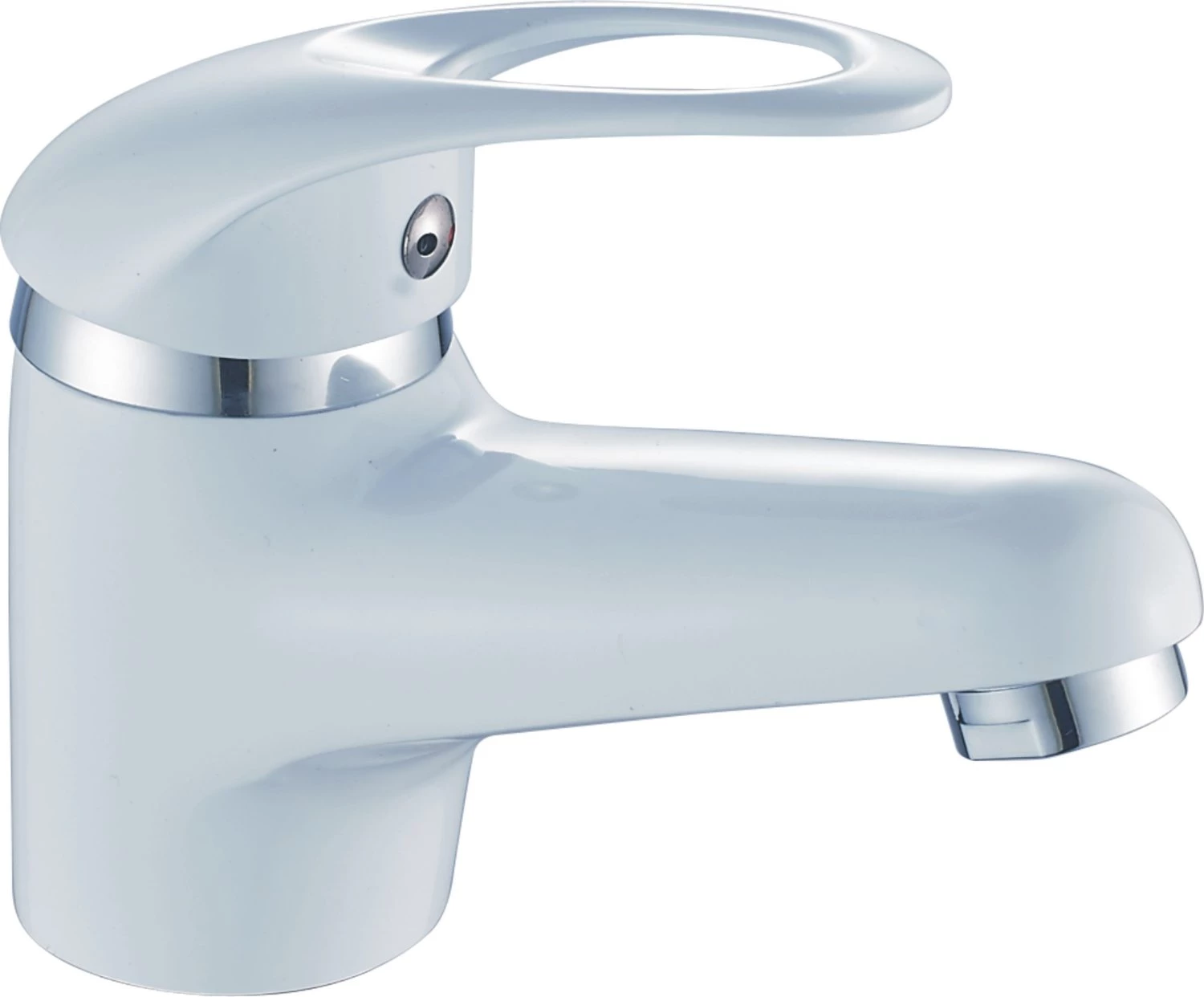 Смеситель для раковины Cron белый (CN1003-8) - фото 1