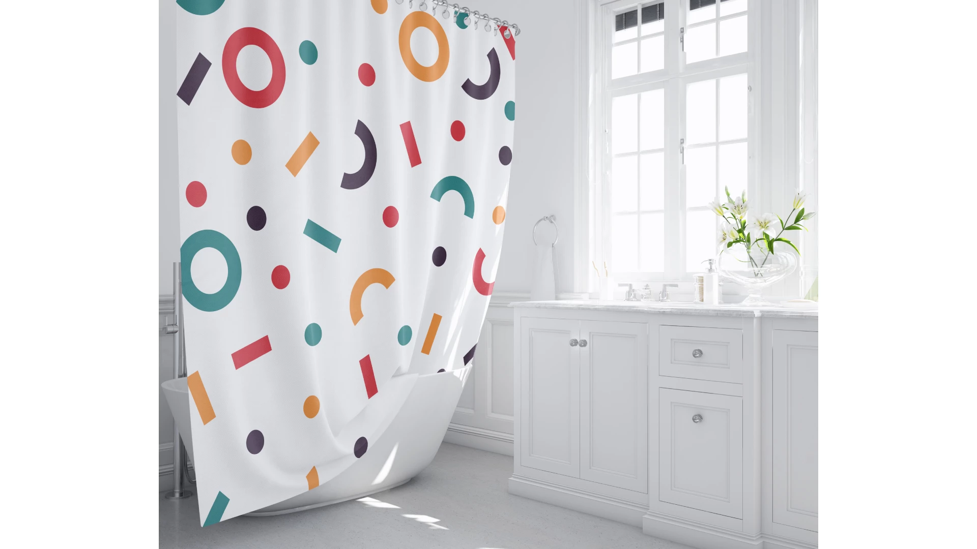 Штора для ванной Fixsen Design Candy (FX-2512) Штора для ванной Fixsen Design Candy (FX-2512) - фото 3