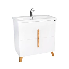 Тумба VIANT "Мюнхен" 2 ящика белая 430х560х820 под раковину .S-UM-COM60/1-w (COMO 60) (VMUN60COBEL-T2Y)