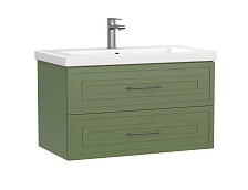 Тумба подвесная Cersanit CLASSIC 80 зеленый матовый под раковину S-UM-COM80/1-w (COMO 80) (69092)