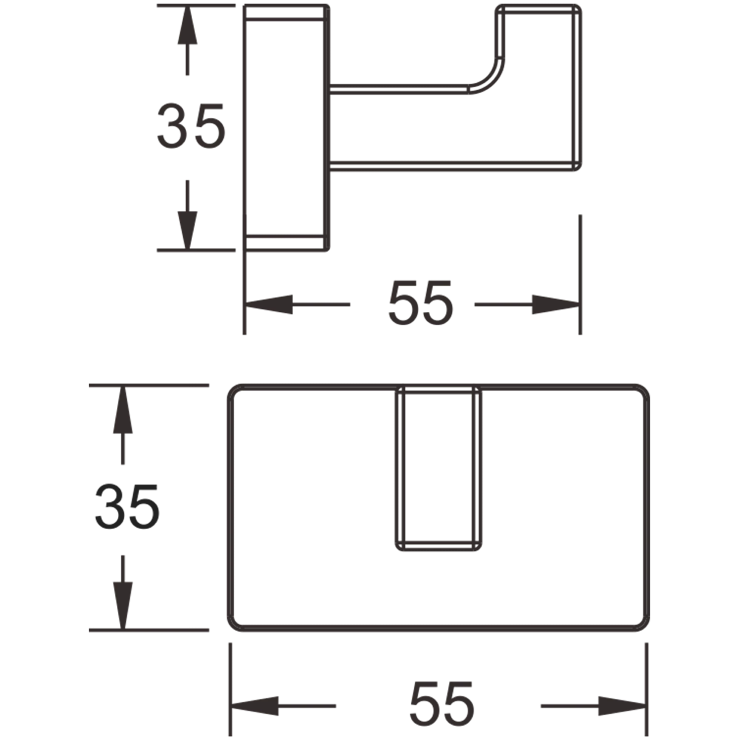 Крючок BELZ (B90205-1) - фото 2
