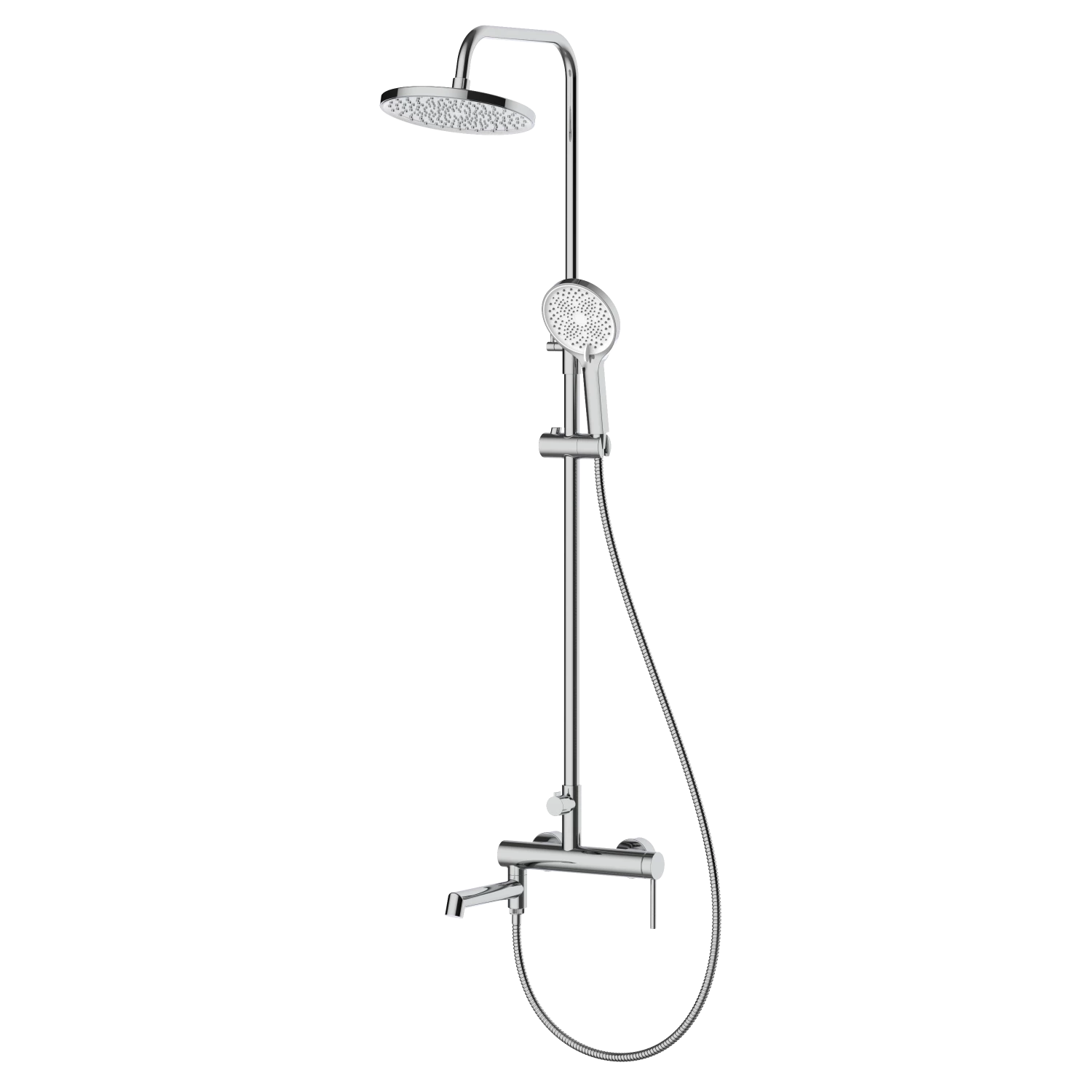 Душевая система со смесителем DQ Stuttgart хром (DA1773701) - фото 1