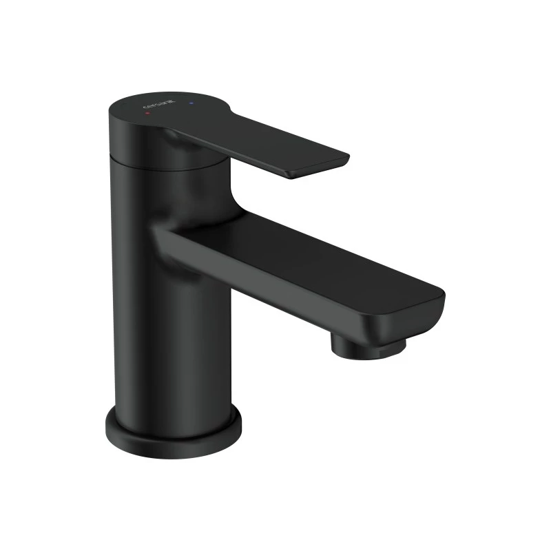 Смеситель для раковины CERSANIT VIBE однорычажный черный (68926) - фото 1