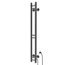 Полотенцесушитель MIXLINE MOON GRAPHITE 120/10 (таймер,103 Вт) электрический ГРАФИТ (556252)