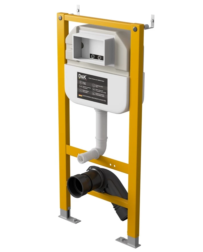 Комплект DQ унитаз DT1476516, инсталляция DI8050127, клавиша смыва DB1529007 (DS1471605) - фото 3