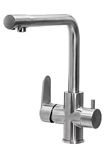 Смеситель для кухни ПСМ-ПРОФСАН PSM-300-22 STEEL с подключением фильтра тип См-МОЦБА