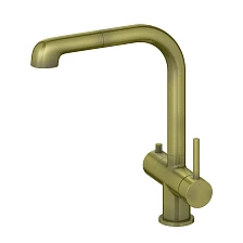 Смеситель для кухни с подключением фильтра и выдвижной лейкой Timo Saona антик (2346/02FL)
