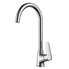 Смеситель DECOROOM DR27 для кухни с высоким поворотным изливом (DR27028)
