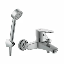 Комплект Cersanit CARI 2 в 1 смеситель для ванны CARI душевой гарнитур CARI (64512)