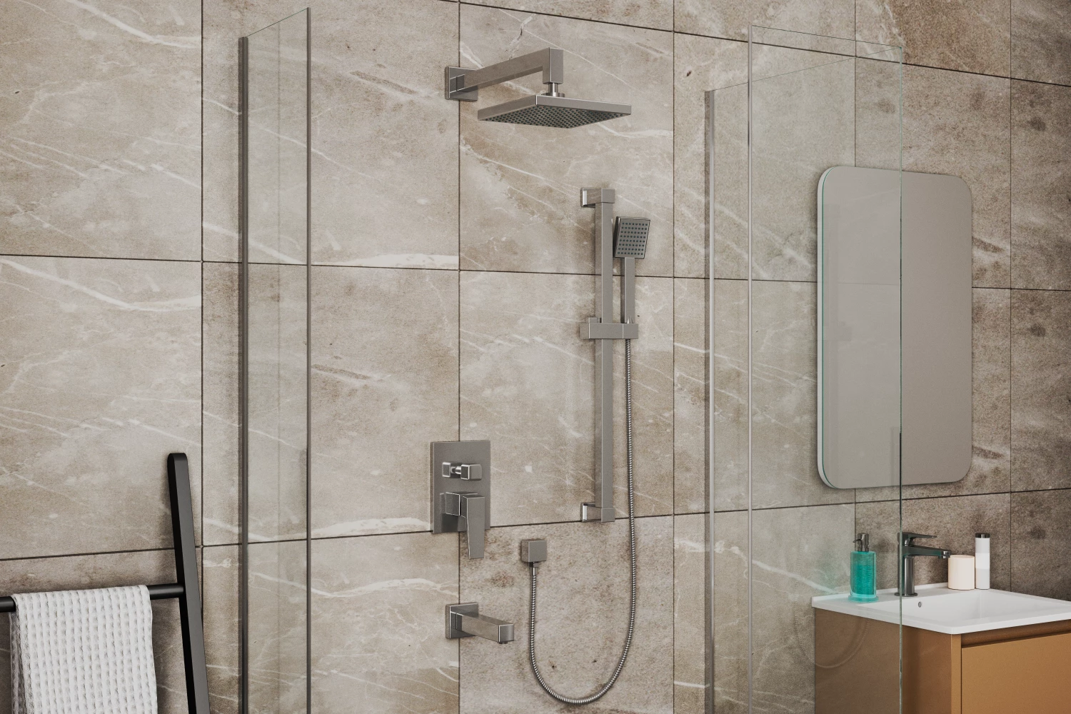 Встроенная душевая система RUSH Тира (Thira) (TR3635-60) - фото 2