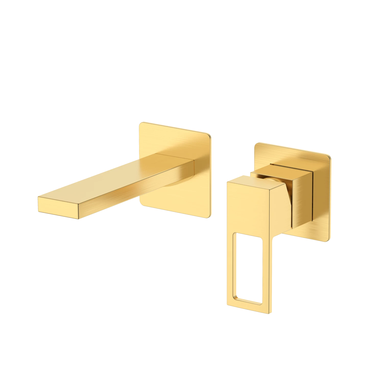 Смеситель для раковины DQ Dortmund встраиваемый настенный мат.золото (DA1714407)