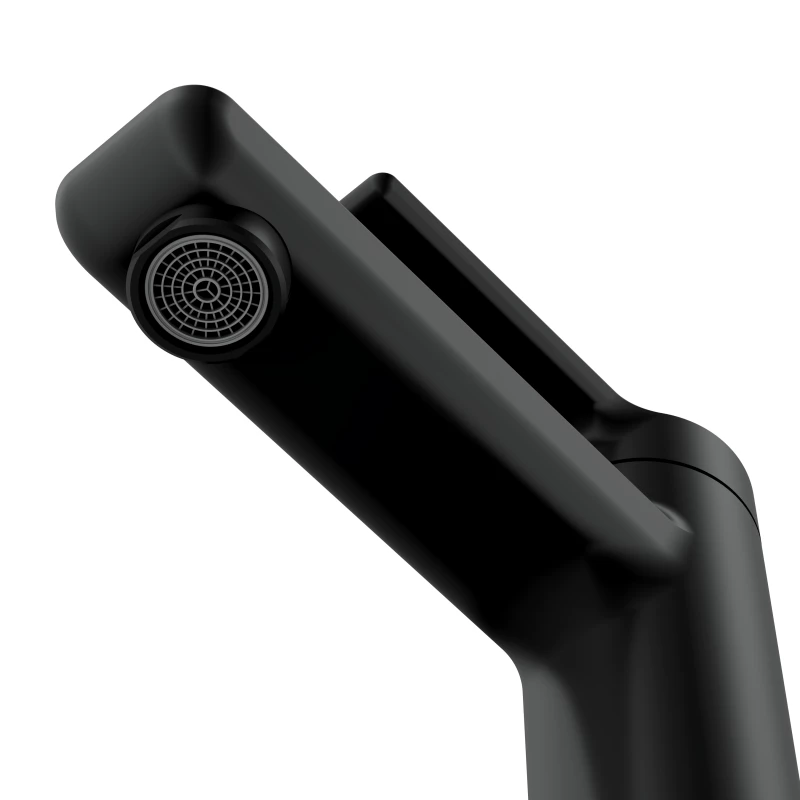 Смеситель для раковины CERSANIT VIBE однорычажный черный (68926) - фото 5