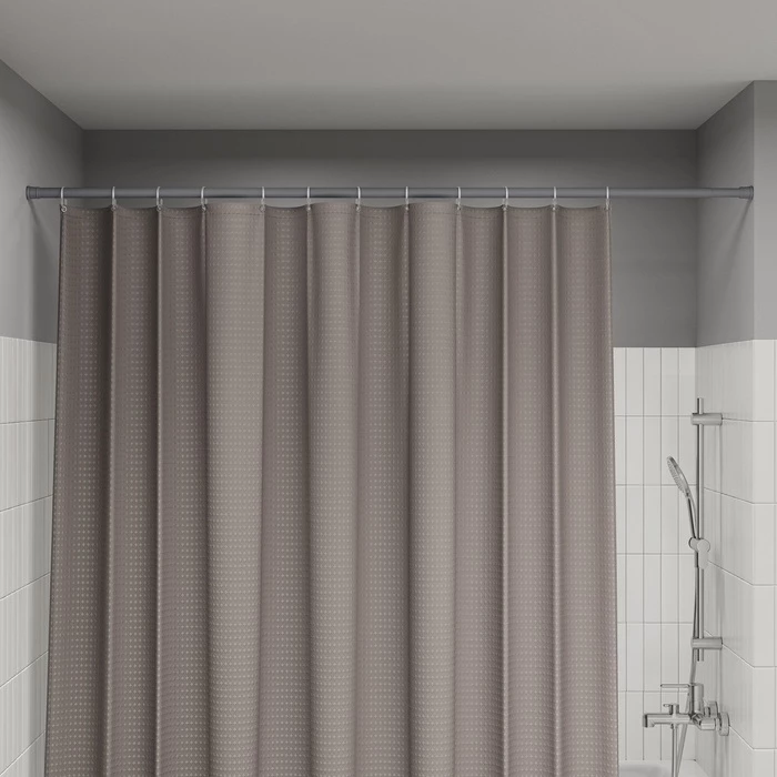 Карниз для ванной комнаты IDDIS Elegante 110-200 см, серый матовый (SRC0120i14) Карниз для ванной комнаты IDDIS Elegante 110-200 см, серый матовый (SRC0120i14) - фото 2