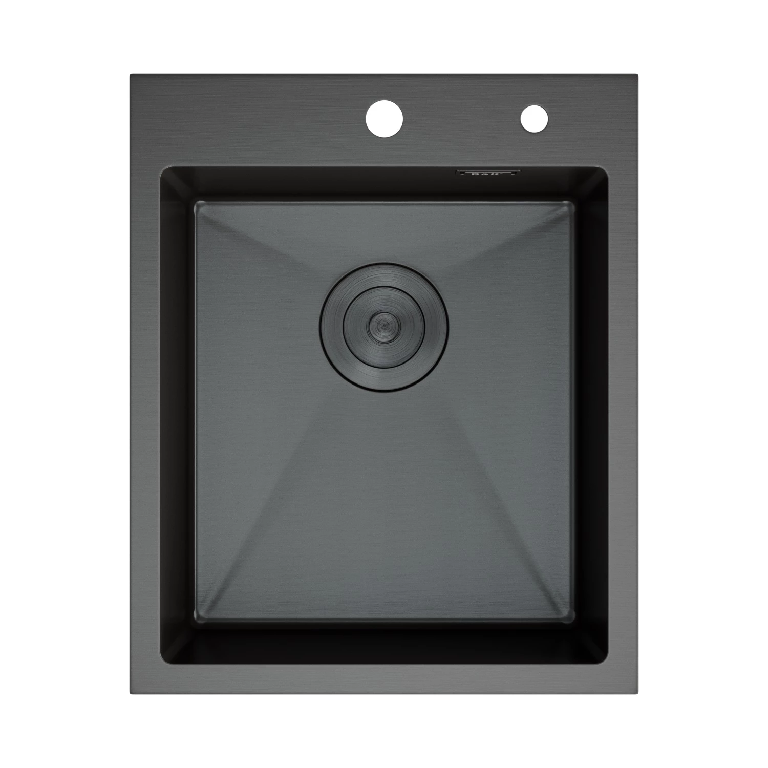 Кухонная мойка D&K нержавеющая сталь графит (DKS415006) Кухонная мойка D&K нержавеющая сталь графит (DKS415006) - фото 1