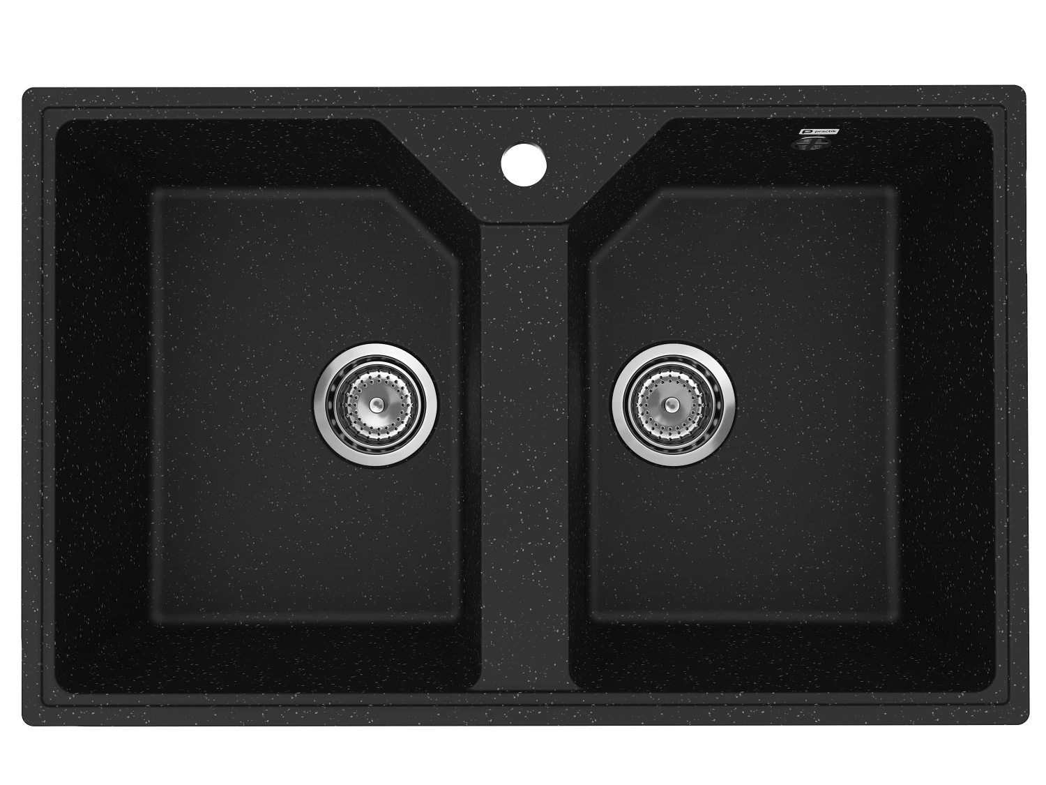 Мойка Practik черный оникс (PR-M 770-004) - фото 1