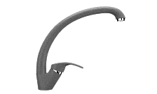 Смеситель для кухни ULGRAN Classic темно-серый (U-007-309)