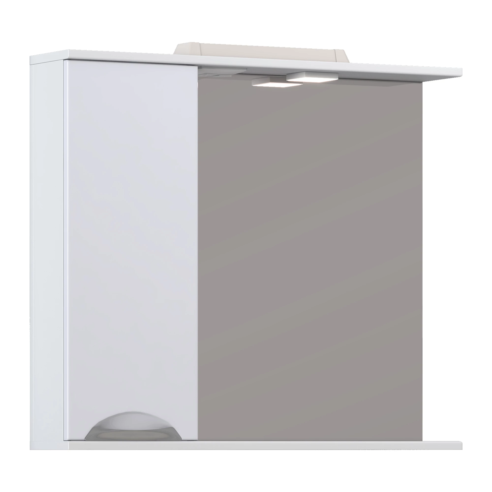 Шкаф VIGO навесной с зеркалом Callao 800 (левый) со спотом (z.CAL.80.L.El) - фото 1