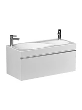 Тумба подвесная Velvex Otto 100 белая под раковину rkOTT.100-81 (Otto) (tp.OTO.OTT.100.1Y белый глянец)