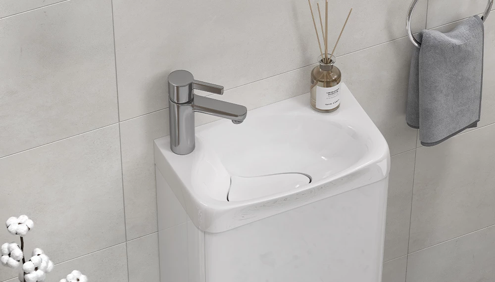 Тумба Velvex Bio 40 Maxi под раковину rkBIO.40-81 (Bio) (tp.BIO.BIO.MAXI.40.1D белый глянец) - фото 4