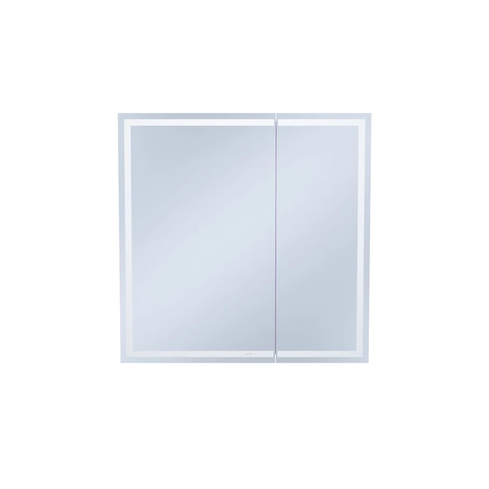 Шкаф-зеркало с подсветкой, 80 см, Zodiac, IDDIS, (ZOD8000i99) - фото 2