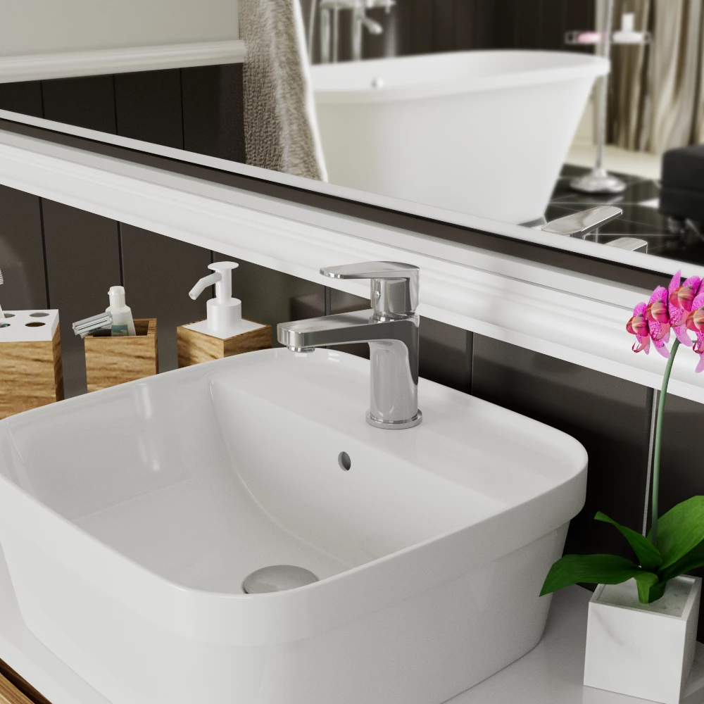 Смеситель для умывальника хром RUSH Bali (BA3835-11) Смеситель для умывальника хром RUSH Bali (BA3835-11) - фото 2