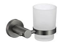 Стакан стеклянный с настенным держателем Savol (S-005658Q)