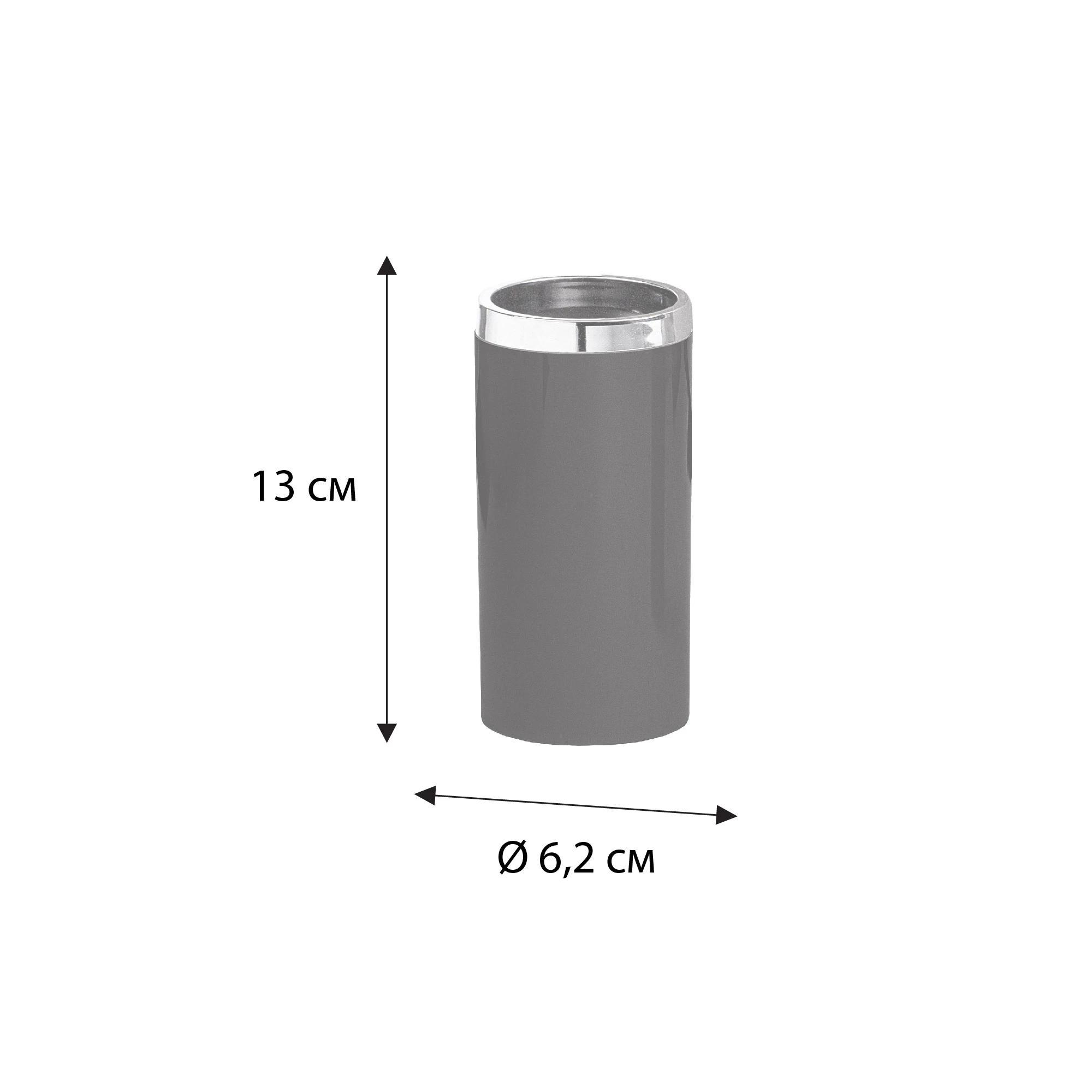 Стакан FIXSEN ROUND BLACK (FX-454-3) Стакан FIXSEN ROUND BLACK (FX-454-3) - фото 2