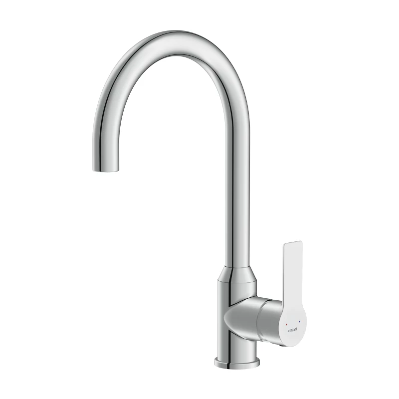 Смеситель для кухни CERSANIT VIBE однорычажный хром (68935) - фото 1