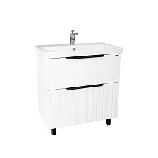 Тумба VIANT "Сицилия" 2 ящика белая 425x764x820 под раковину .S-UM-MOD80/1 (MODUO 80) (VSIC80MDBEL-T2Y)