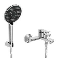 Смеситель для ванны CERSANIT VIBE с лейкой однорычажный хром (68929)