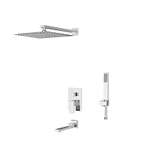 Душевая система D&K встраиваемая с изливом Bayern.Liszt (DA1515601A04)