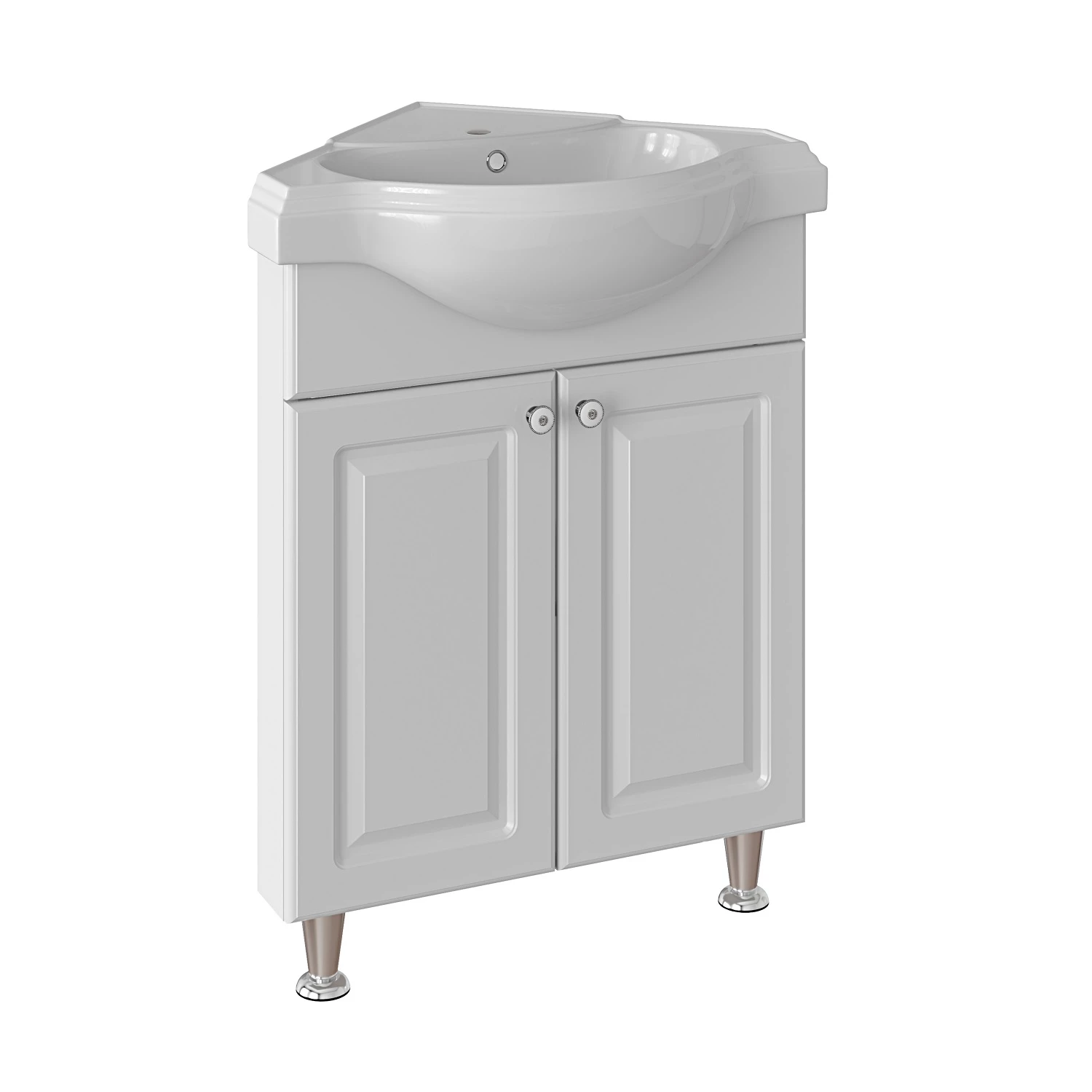 Тумба Runo Классик 65 угловая под умывальник УТ000003756 (Классик 65) (УТ000004162) - фото 2