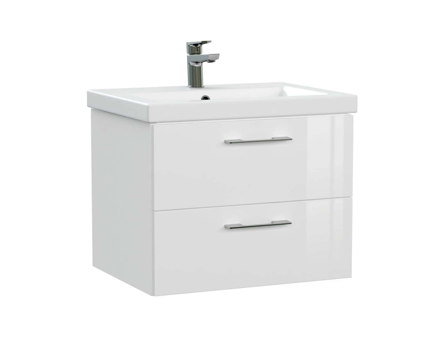 Тумба подвесная Cersanit LARA 60 белый под раковину S-UM-COM60/1-w (COMO 60) (64133)