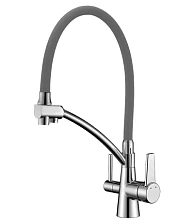 Смеситель для кухонной мойки Lemark Comfort (LM3071C-Gray)