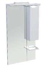 Зеркало RUSH со шкафчиком и полкой FIJI 65 Белый глянец (FIM18065W)