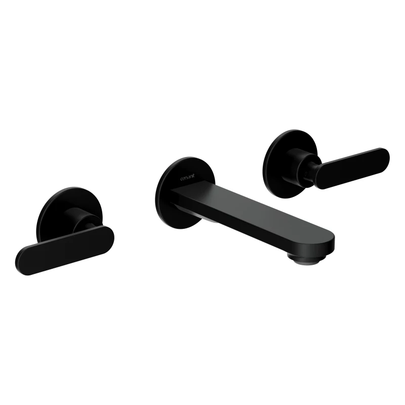 Смеситель для раковины CERSANIT OLIVA встраиваемый черный (68972) - фото 1