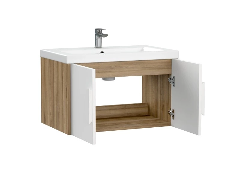 Тумба CERSANIT COMO 70 подвесная белая под раковину S-UM-COM70/1-w (COMO 70) (69338) - фото 8