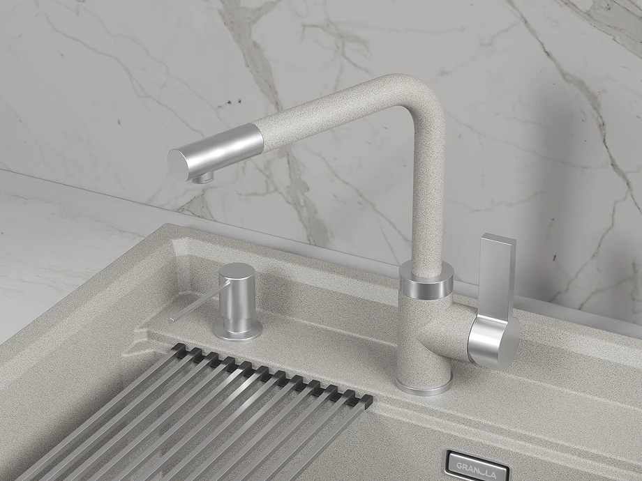 Смеситель для кухни GRANULA (5504, БАЗАЛЬТ) - фото 2