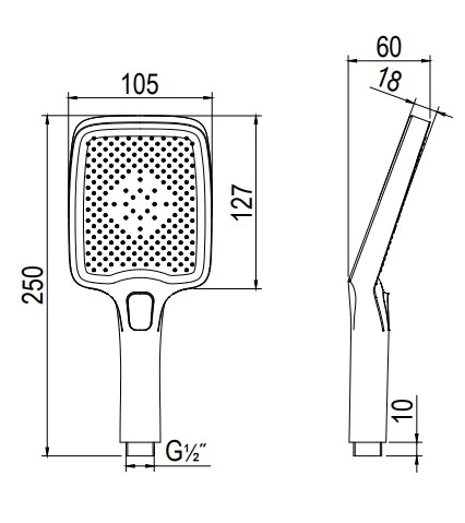 Встроенная душевая система RUSH Thira (TR3635-60White) Встроенная душевая система RUSH Thira (TR3635-60White) - фото 4