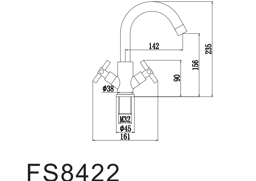 Смеситель Fmark для кухонной мойки (FS8422) Смеситель Fmark для кухонной мойки (FS8422) - фото 2