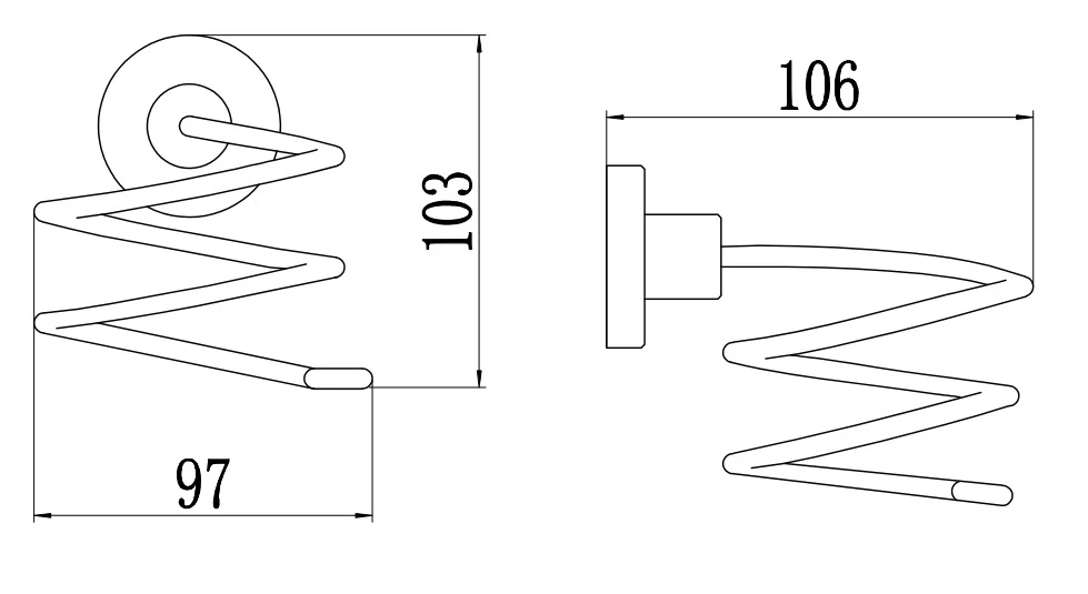 Держатель для фена Savol 56 (S-005656) Держатель для фена Savol 56 (S-005656) - фото 2