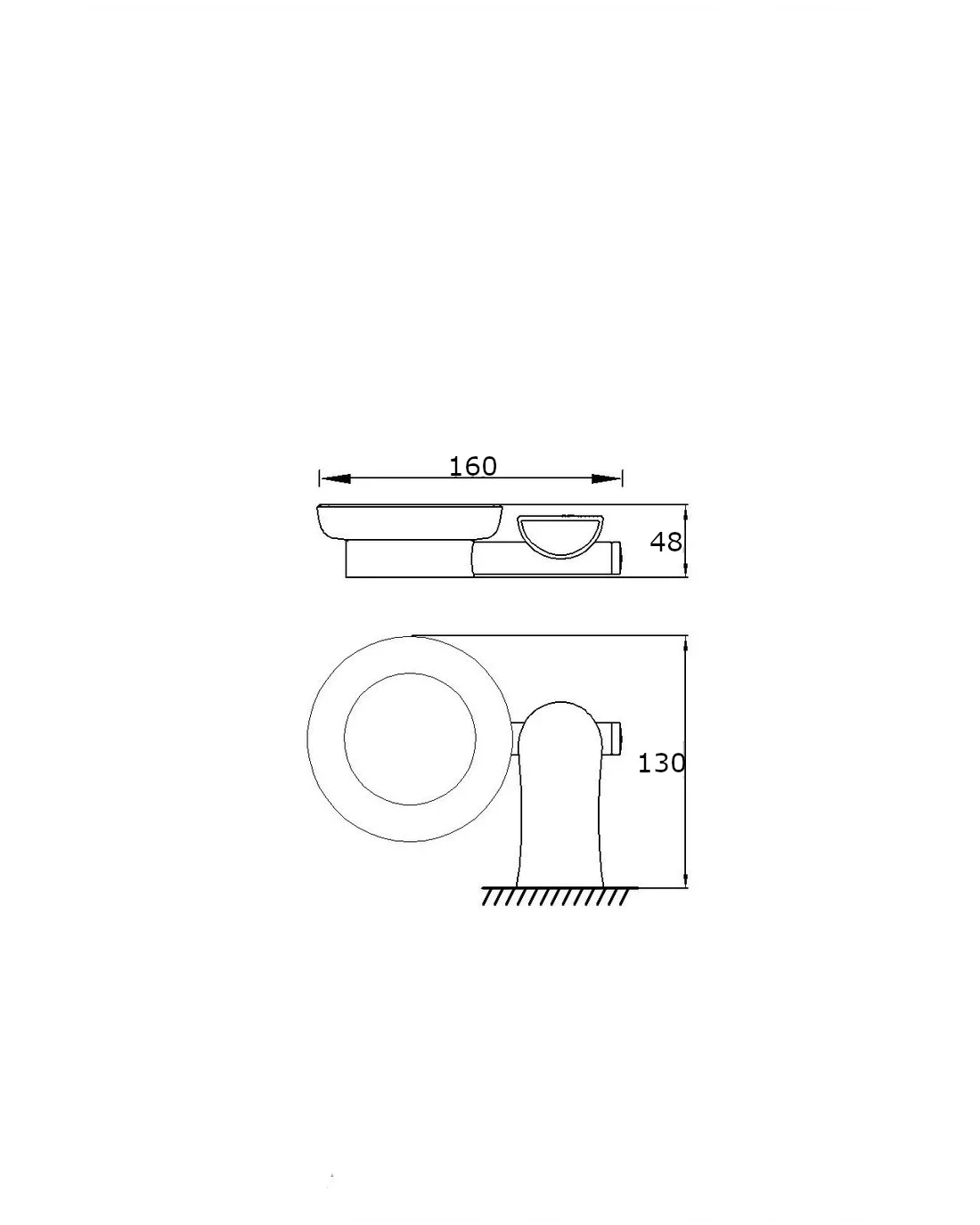Мыльница керамическая RUSH Лусон (Luson) (LU16411) - фото 3