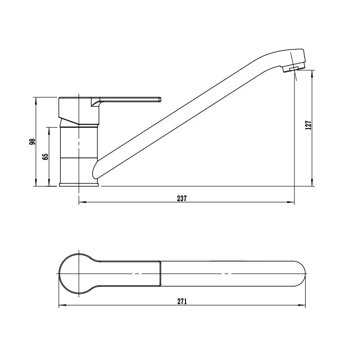 Смеситель для кухни RUSH Мадейра (Madeira) (MA3245-27) - фото 3