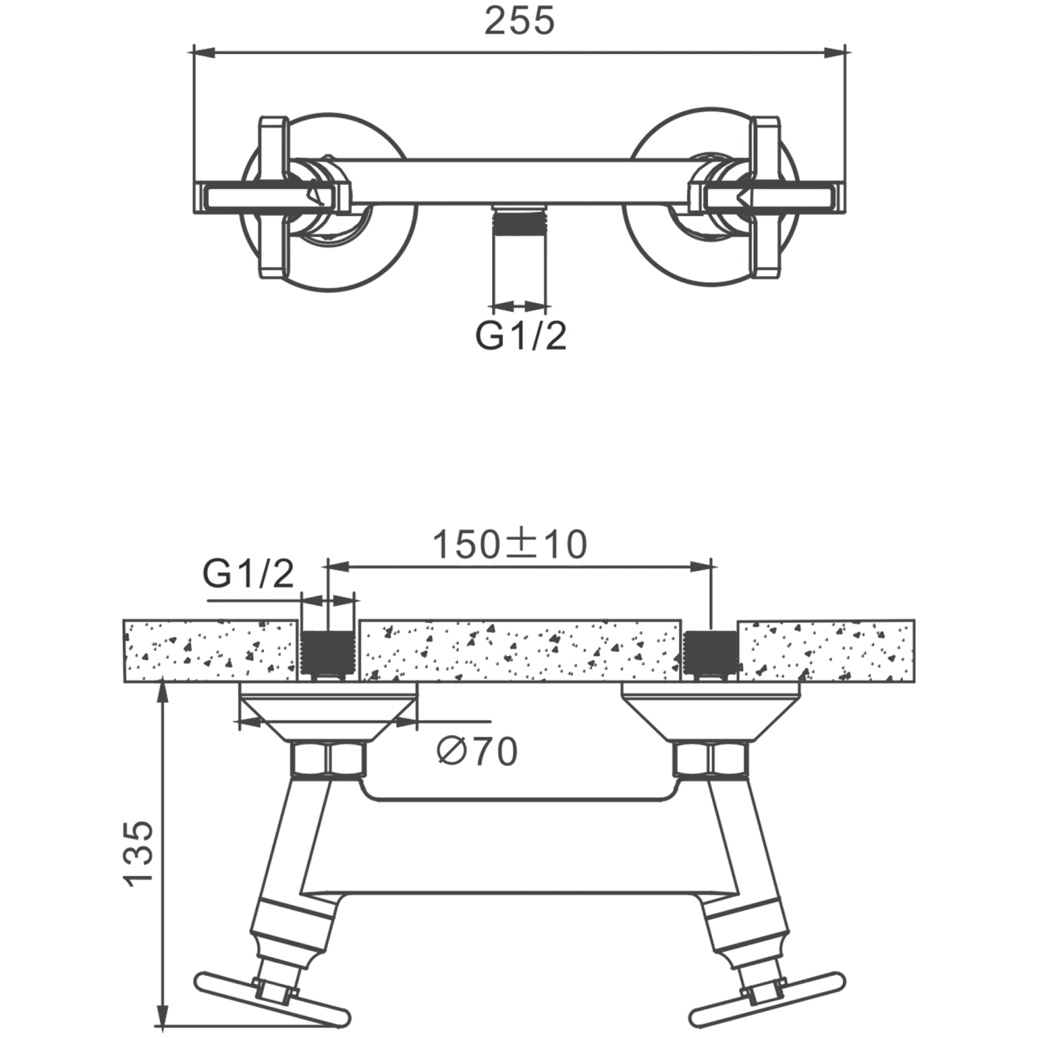 Смеситель для душа BELZ B832 с аксессуарами (B20832) - фото 3
