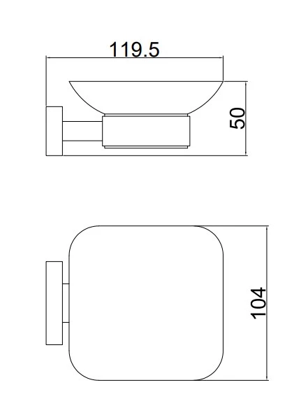 Мыльница стеклянная BELZ (B90302) - фото 3