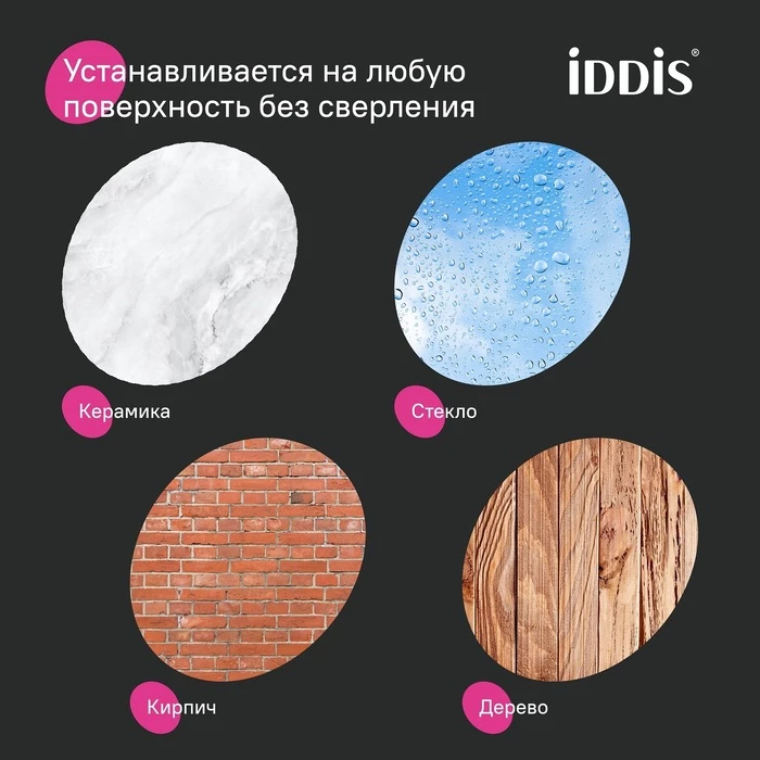 Карниз для ванной комнаты IDDIS Elegante 110-200 см, черный матовый (SRB0120i14) Карниз для ванной комнаты IDDIS Elegante 110-200 см, черный матовый (SRB0120i14) - фото 8