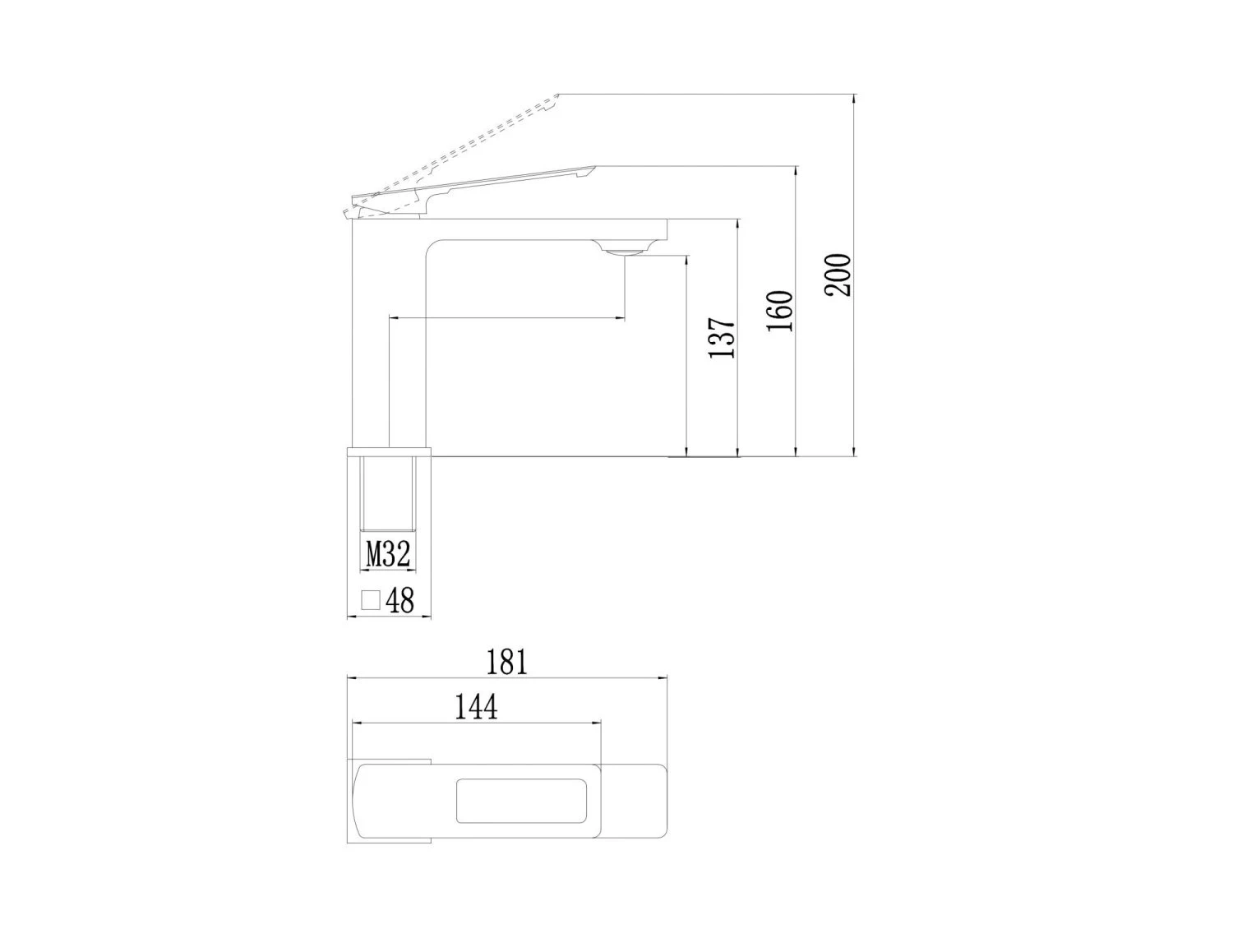 Смеситель для раковины Savol (S-009001Q) - фото 2