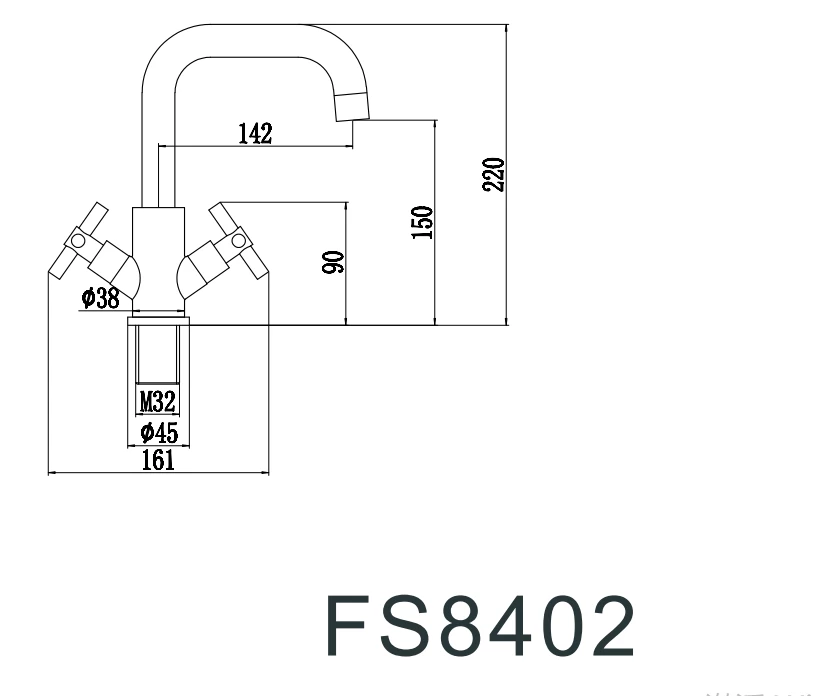 Смеситель Fmark для мойки (FS8402) - фото 2